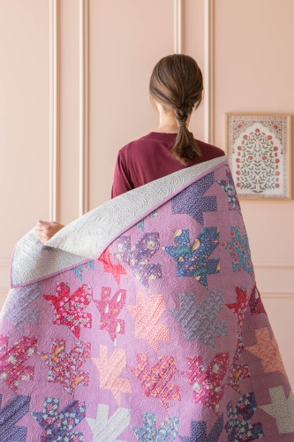 Tilda Patchwork Stoff Baumwolle - Hibernation - Eucalyptus-Hibiscus